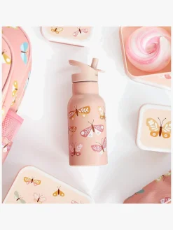 A Little Lovely Company Drikkedunk Sommerfugl 350 ml, Pink