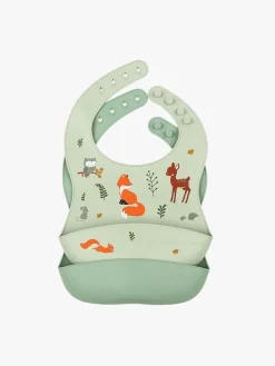 A Little Lovely Company Silikonehagesmæk 2-pak, Skovens Venner