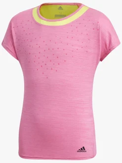 Adidas Girls Dotty Tee T-shirt, Pink