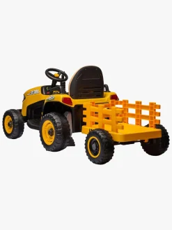 Alex's Garage Eltraktor med Trailer, Gul