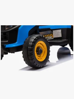 Alex's Garage Eltraktor med Trailer, Blå