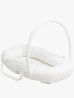 Alice & Fox ALBA Babynest med Håndtag, White Muslin