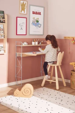 Alice & Fox CLEO Skrivebord, Blå/Naturel