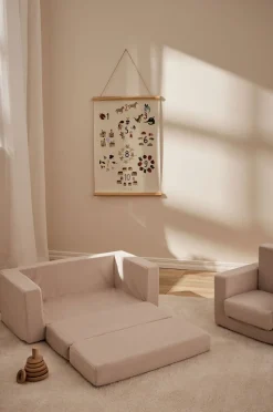 Alice & Fox Cubbie  Foldbar Sofa 94x55 cm, Beige