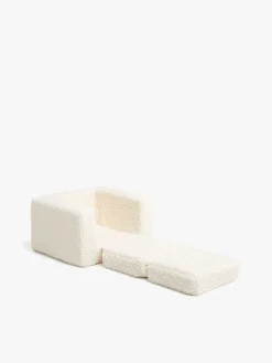 Alice & Fox Cubbie  Foldbar Lænestol, White Teddy