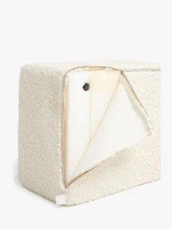 Alice & Fox Cubbie  Foldbar Lænestol, White Teddy