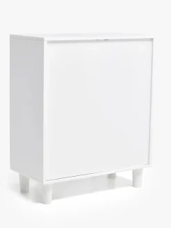 Alice & Fox DELTA Bogreol med Opbevaringskasse, Hvid