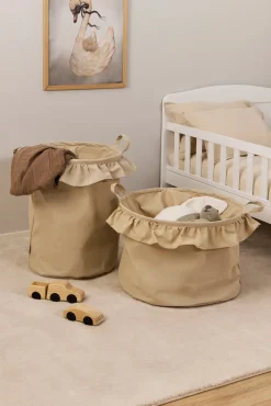 Alice & Fox DEMI Opbevaringskurve 2-pak, Beige Linen
