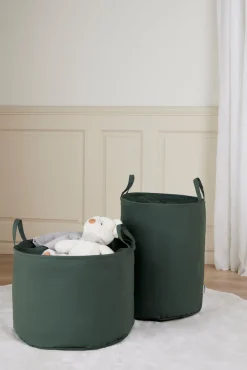 Alice & Fox DINA Opbevaringskurv 2-pak, Dusty Green