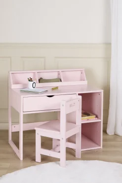 Alice & Fox FAY Skrivebord med Stol, Pink