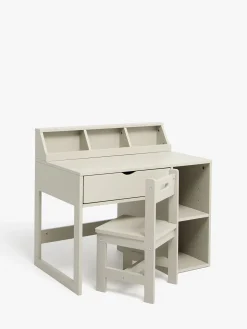 Alice & Fox FAY Skrivebord med Stol, Light Grey