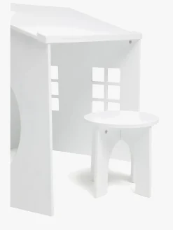 Alice & Fox  Huset Tegnebord med Skammel, Hvid