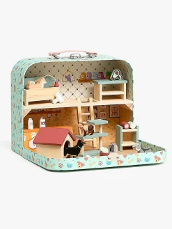 Alice & Fox Kuffert Dukkehus, Blå