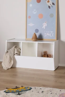 Alice & Fox LEAH Opbevaringsbænk, Hvid