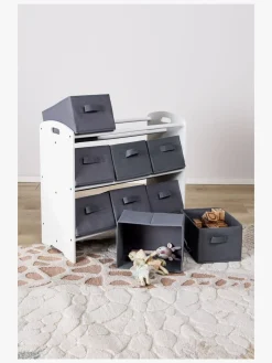 Alice & Fox LUISA Reol med Opbevaringskasser, Grå