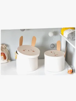 Alice & Fox Opbevaringskasser 2-pak Kanin, Lyserød