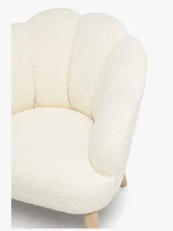 Alice & Fox Pearla Lænestol, Cream/Wood