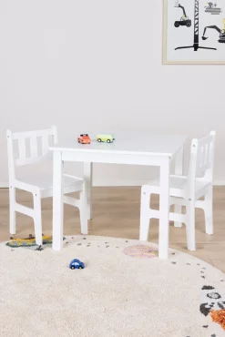 Alice & Fox SIENA Bord og Stole, Hvid