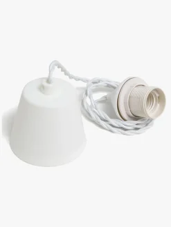 Alice & Fox Swirl Lampeledning, Hvid