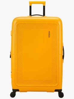 American Tourister Dashpop Kuffert 104-121L & Toilettaske POP, Golden Yellow