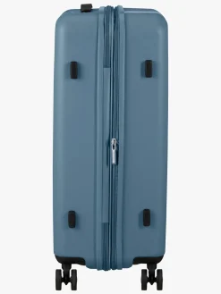 American Tourister Dynabelt Spinner Kuffert 68L, Rainstorm Blue