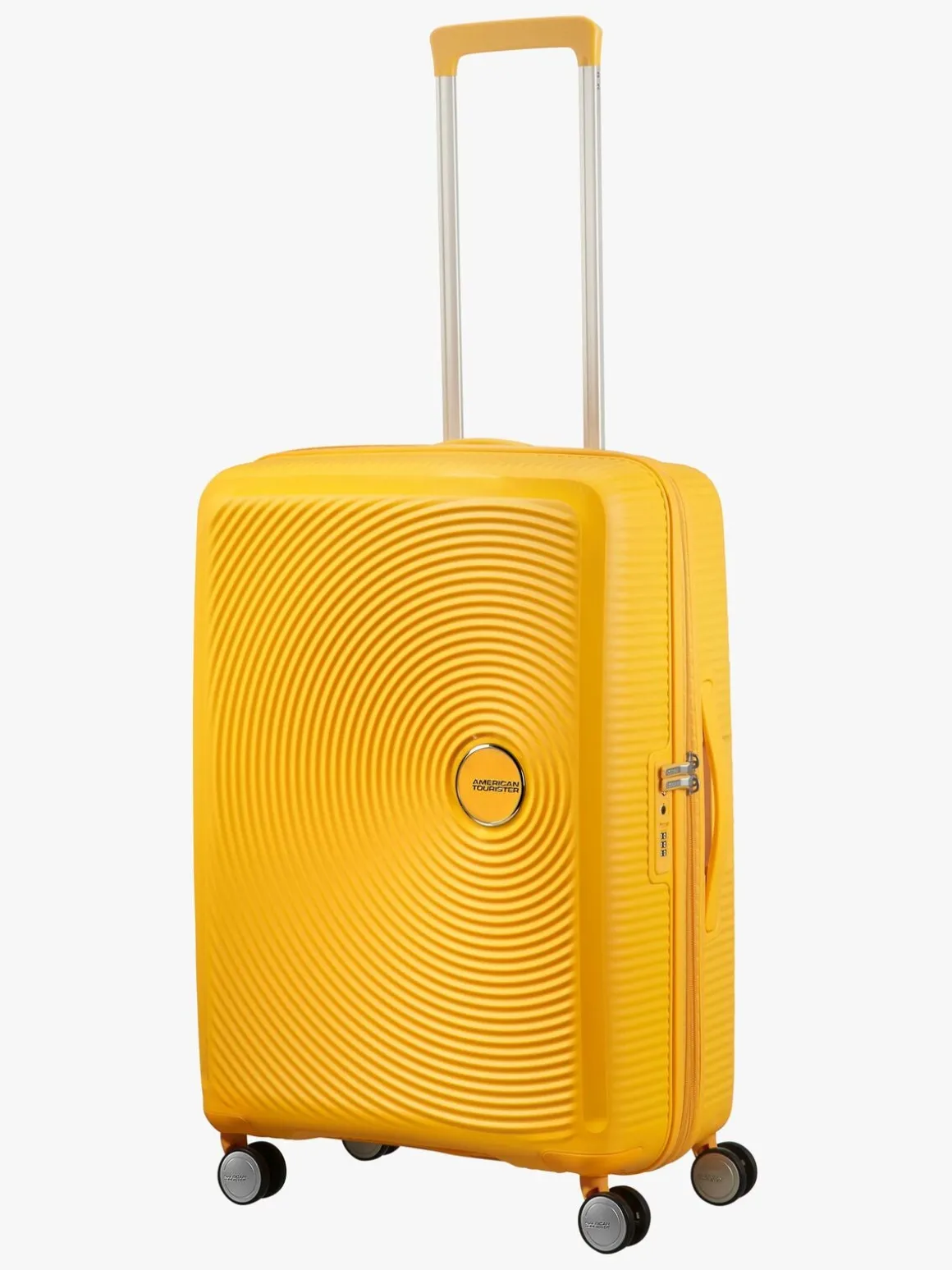 American Tourister Soundbox Spinner Rejsekuffert 71.5L, Golden Yellow