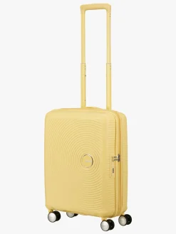 American Tourister Soundbox Spinner Kuffert 35,5L, Pastel Yellow