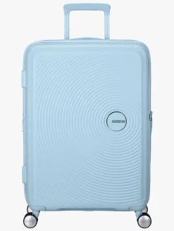 American Tourister Soundbox Spinner Kuffert 71,5L, Pastel Blue