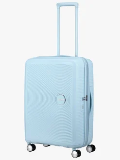 American Tourister Soundbox Spinner Kuffert 71,5L, Pastel Blue