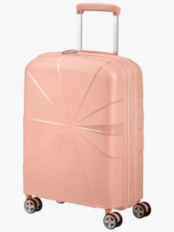 American Tourister StarVibe Spinner Kuffert 37-41L, Metallic Peach