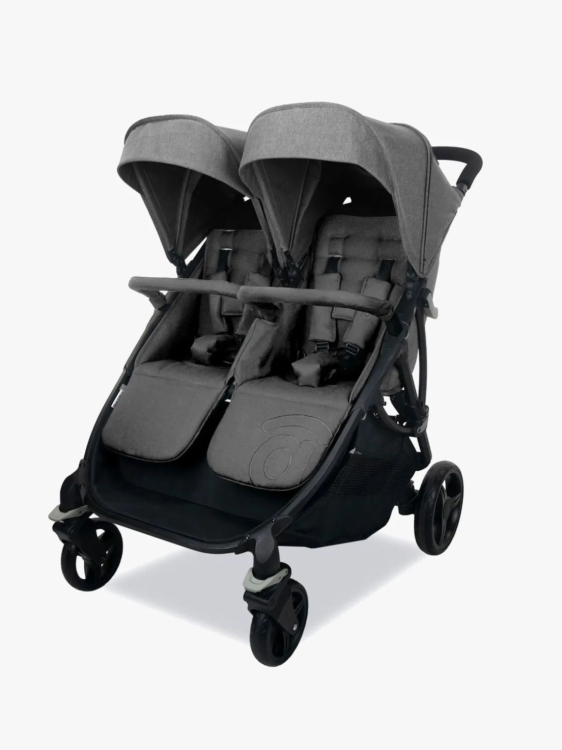 Asalvo Bro Tvillingevogn, Grey