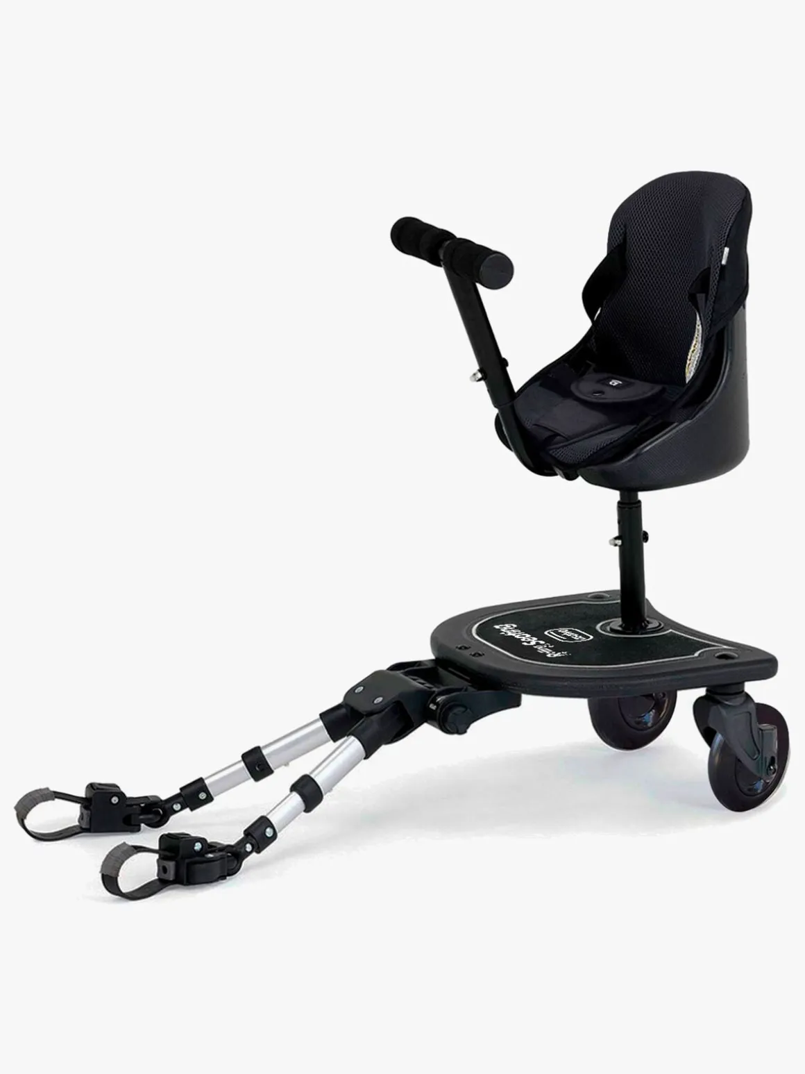 Asalvo Ståbræt med Sæde, Sort