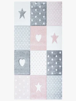 Atlas Gulvtæppe Star Rosa 80x150