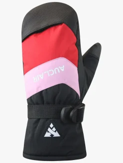 Auclair Frost JR Softshellvanter, Black/Pink/Red