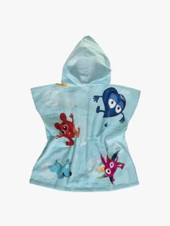 Babblarna Badeponcho Bobler, Blå