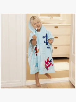 Babblarna Badeponcho Bobler, Blå