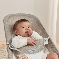 BabyBjörn Balance Soft Skråstol Mesh, Gråbeige/Hvid