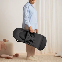 BabyBjörn Balance Soft Skråstol Woven/Jersey, Mørkegrå