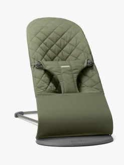 BabyBjörn Bliss Skråstol Woven Classic Quilt, Mørkegrøn