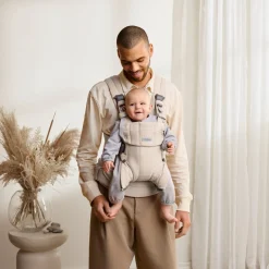 BabyBjörn Harmony Bæresele Woven, Light Beige Melange
