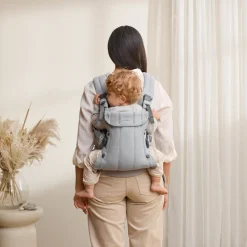 BabyBjörn Harmony Bæresele Woven, Light Grey Melange