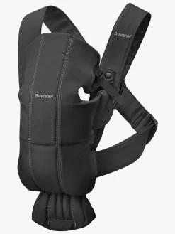 Babybjörn Mini Bæresele Woven, Sort