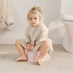 BabyBjörn Smart Potte, Powder Pink/White
