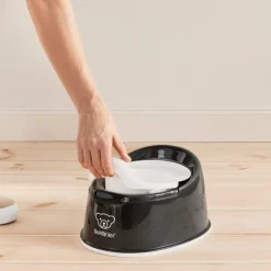 BabyBjörn Smart Potte, Sort/Hvid