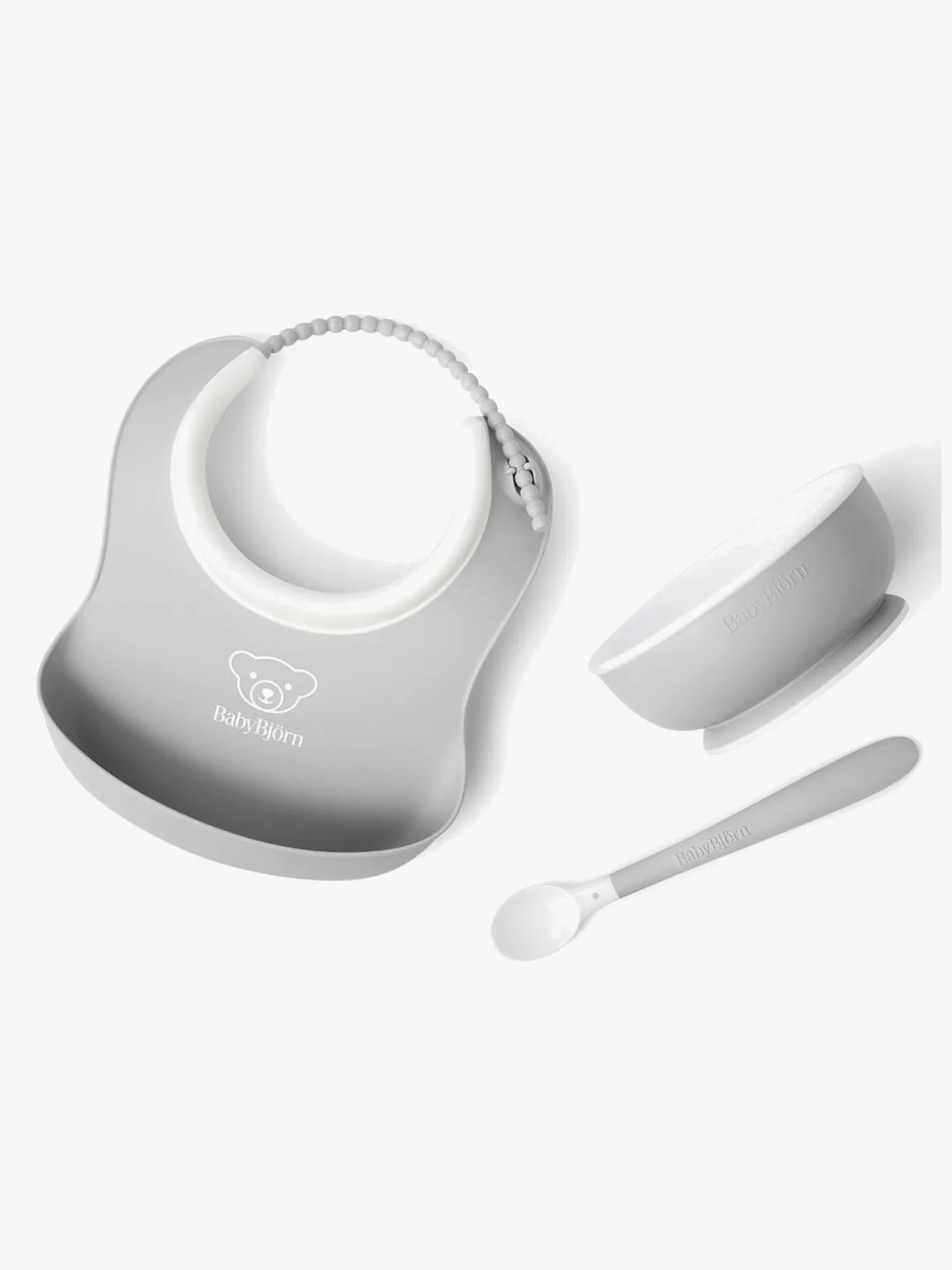 BabyBjörn Spisesæt 3 Dele, Grå