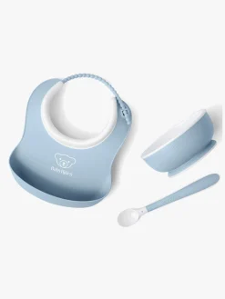 BabyBjörn Spisesæt 3 Dele, Lys Blå
