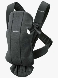 Babybjörn Bæresele Mini 3D Jersey inkl. Regnslag, Sortgrå