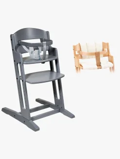 BabyDan Danstolen Højstol & Hynde, Grå/Beige