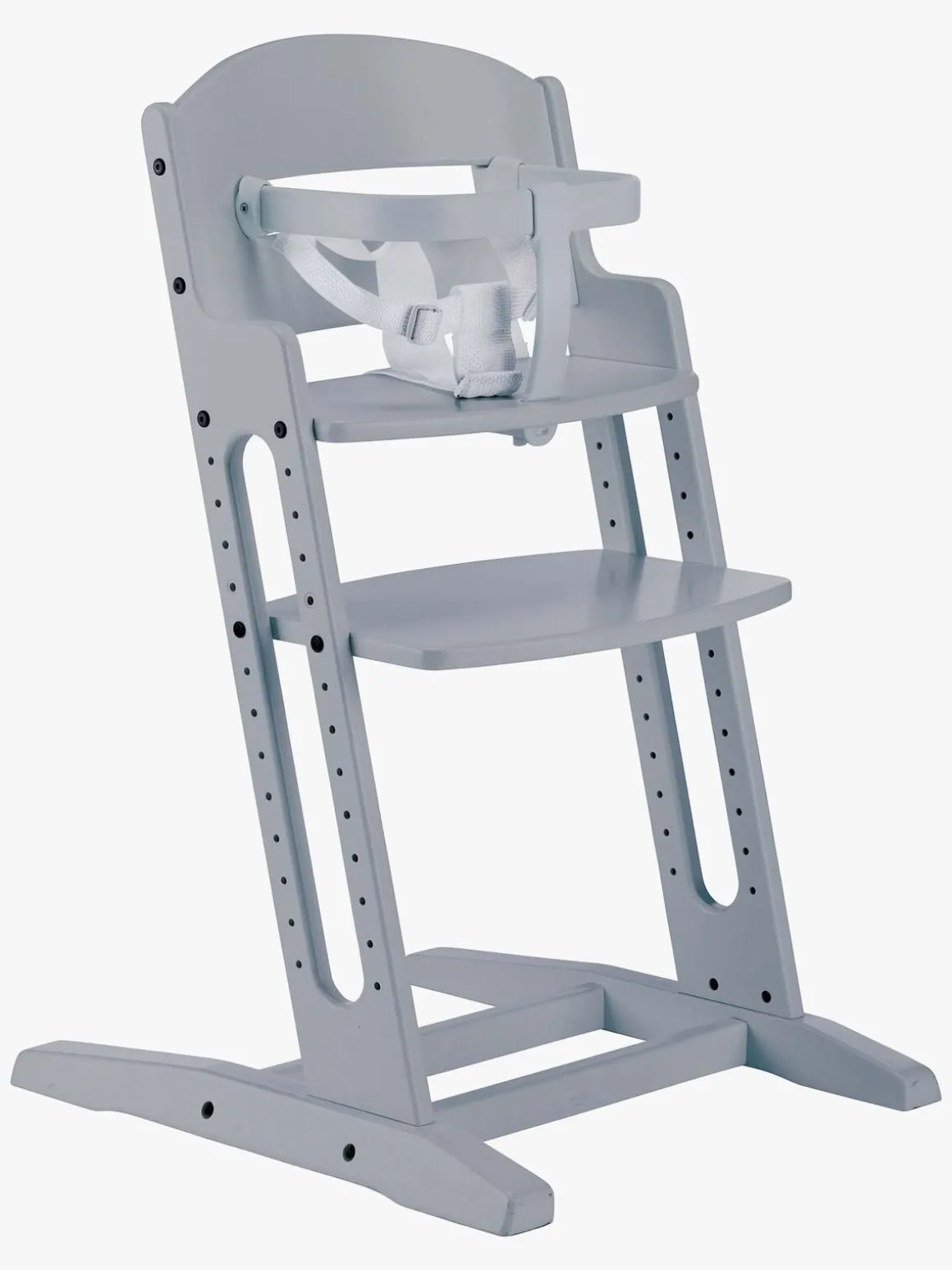 BabyDan Danstolen Højstol m. Hynde, Grå/Sort