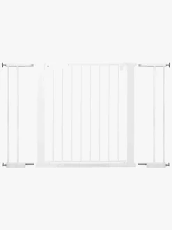 BabyDan Premier Sikkerhedsgitter + 4 Forlængerdele, Hvid